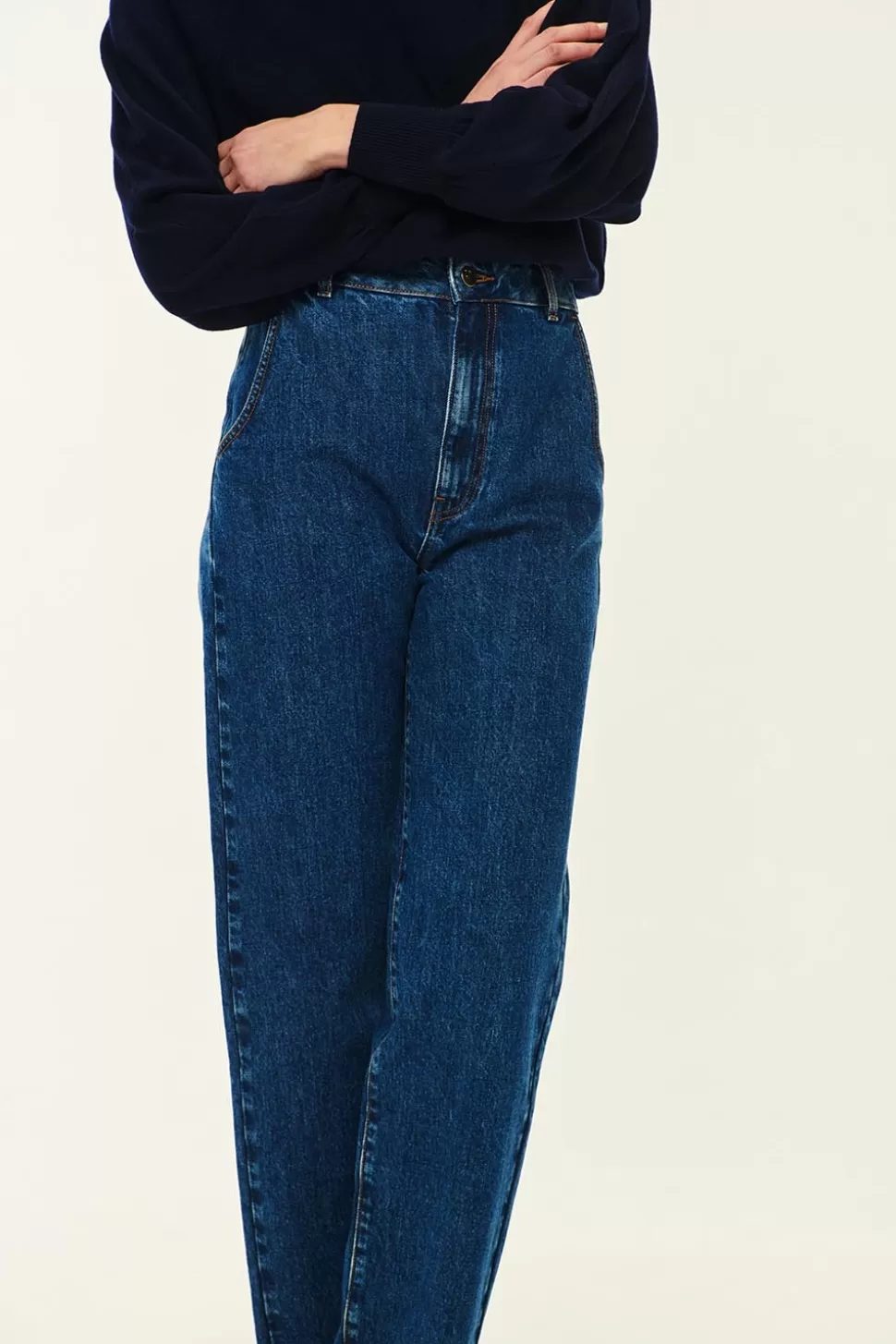 Pantalons, Jeans & Combinaisons^Des Petits Hauts Jean Loumi Denim Bleu Stone DENIMBLEUSTONE