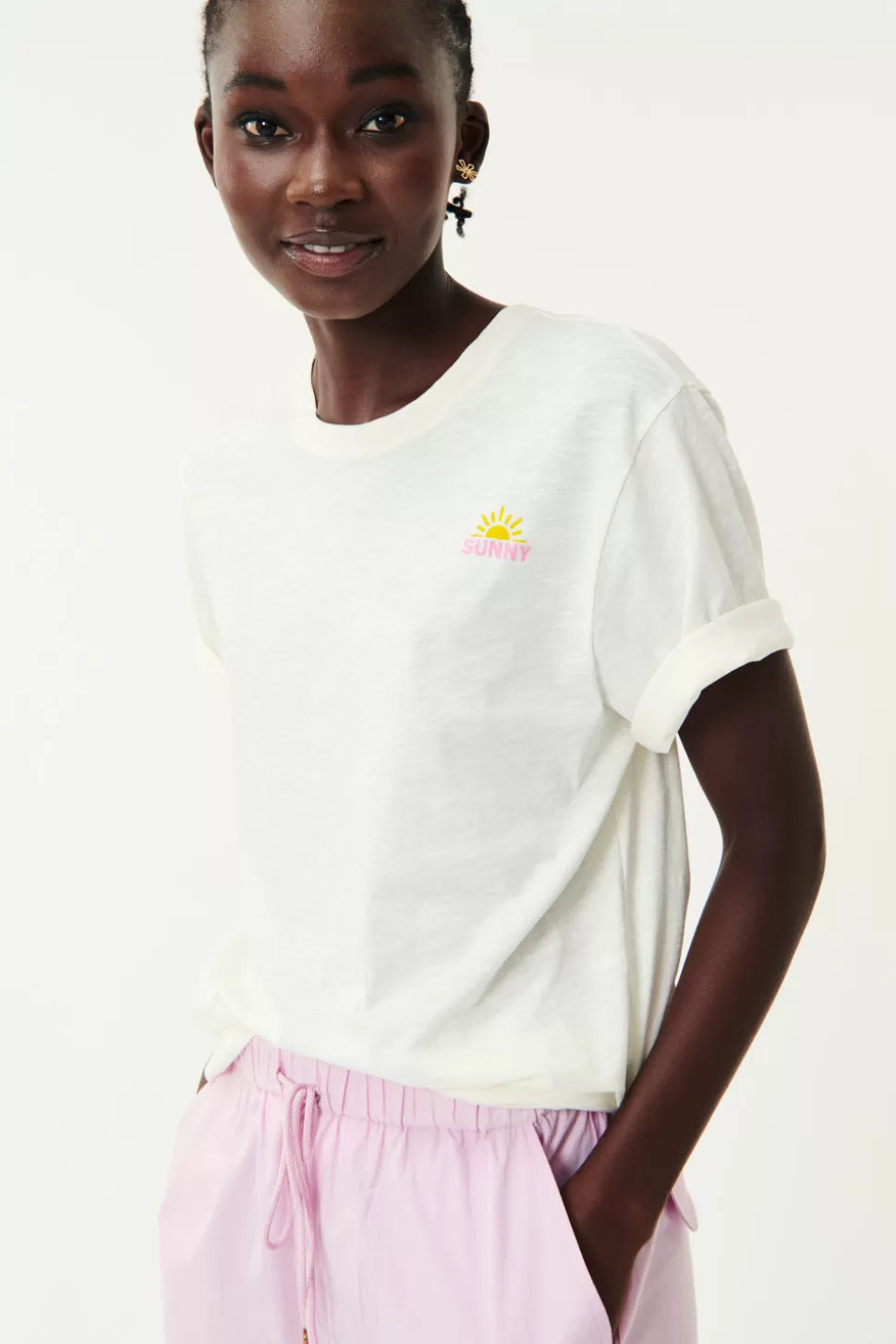 T-shirts & Sweats^Des Petits Hauts Tee-shirt Josia Sun Is Up SUNISUP