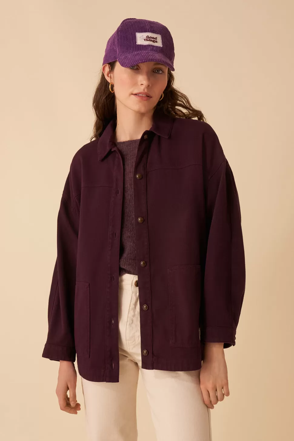 Manteaux & Vestes^Des Petits Hauts veste elmita BLUEBERRY