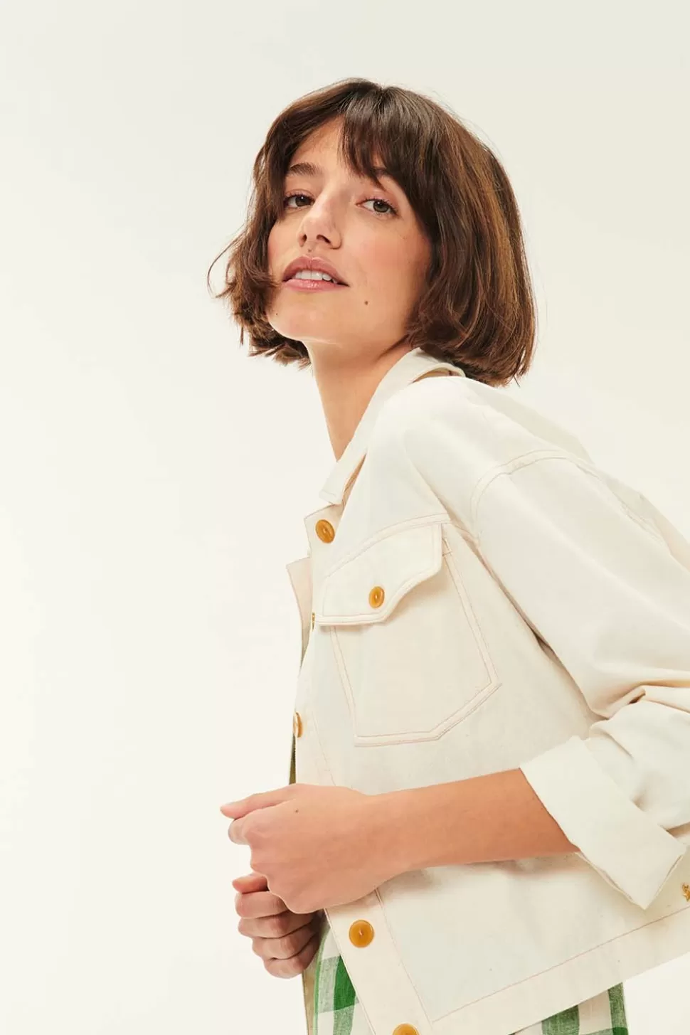 Manteaux & Vestes^Des Petits Hauts Veste Emazio CREME